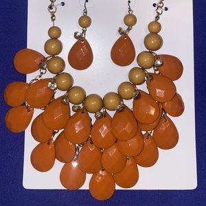 Orange necklace